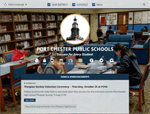 Tablet Screenshot of portchesterschools.org